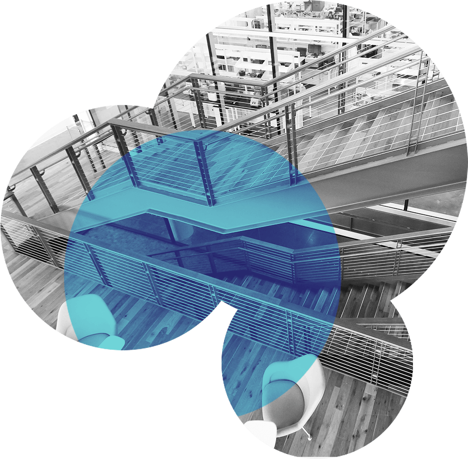 BioSTL Headquarters staircase